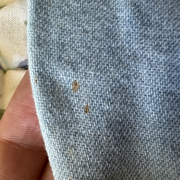 Gitano Light Blue Denim and Floral Button Up Shorts Romper with Pockets - Picture 9 of 11